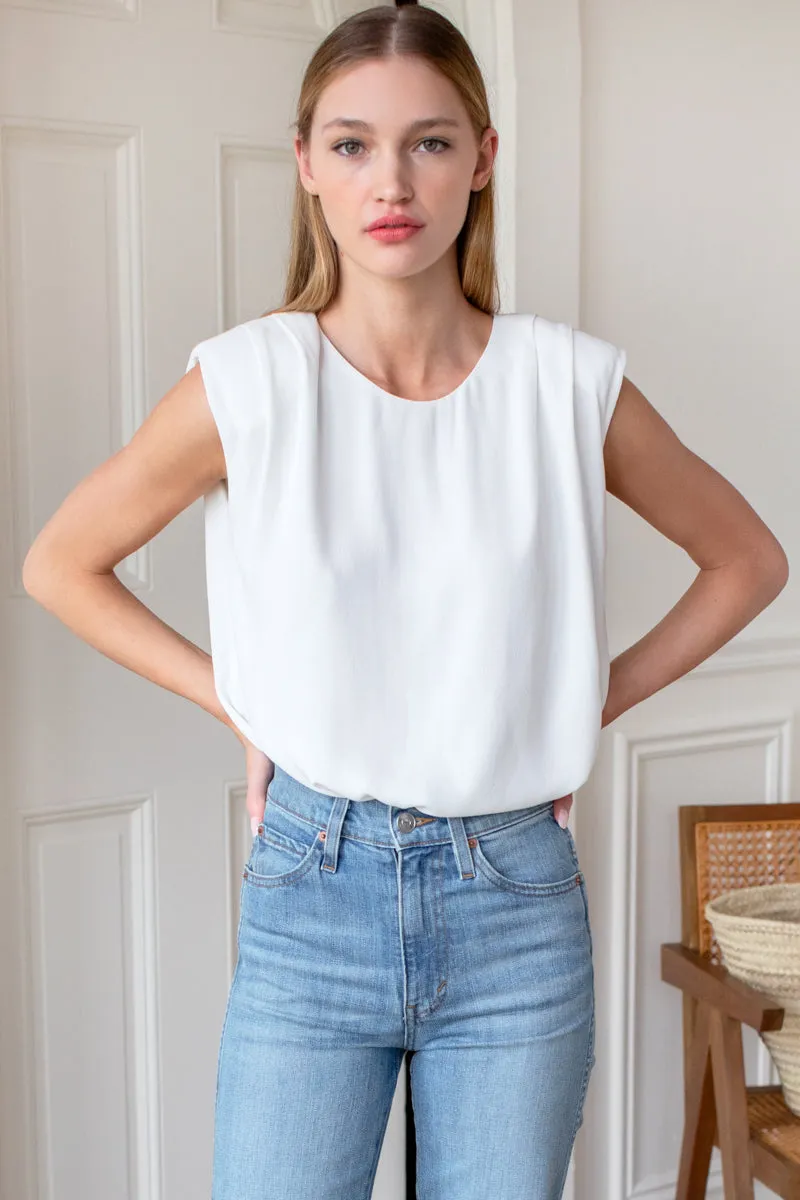 Sleeveless Blouse - White sold by Emerson Fry