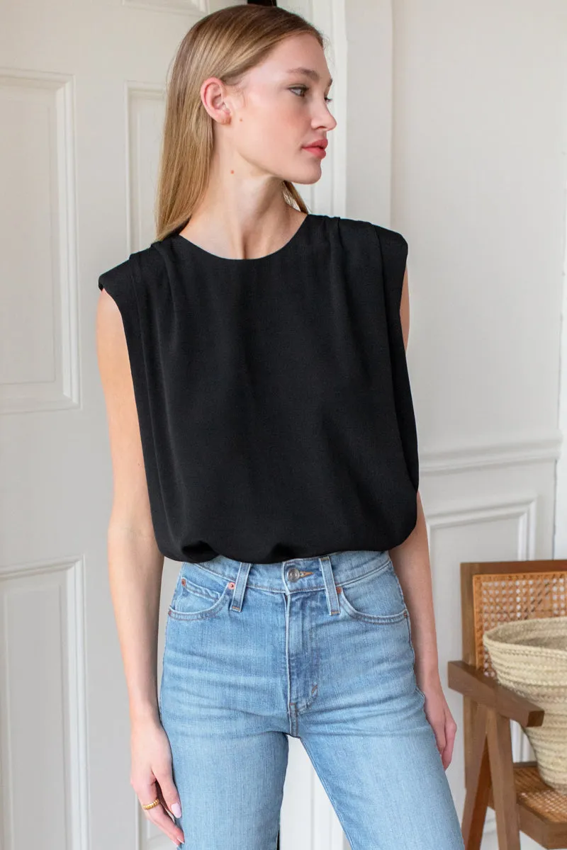 Sleeveless Blouse - Black sold by Emerson Fry