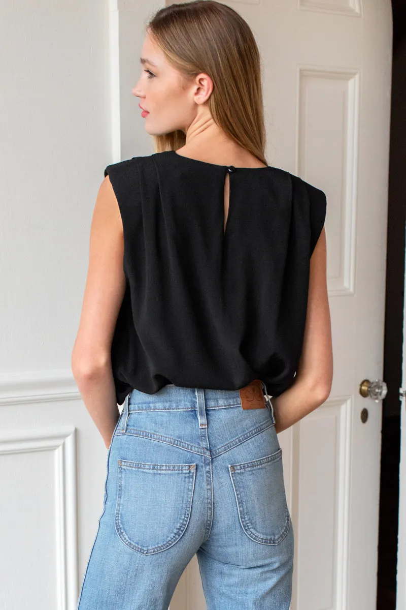 Sleeveless Blouse - Black sold by Emerson Fry product image thumbnail 2