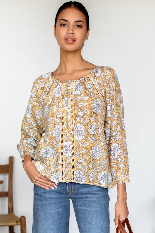 Lucy Heirloom Blouse - Arles sold by Emerson Fry