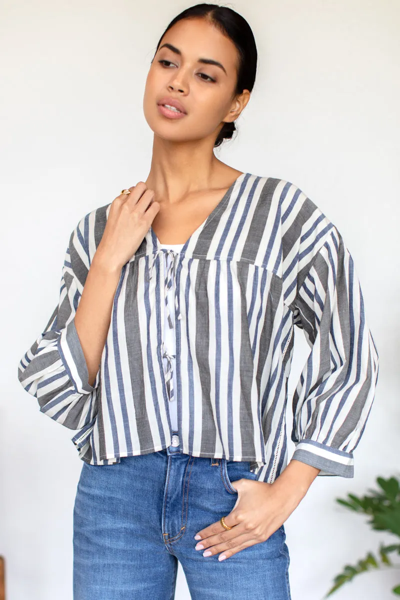 Artist Overshirt - Handloom Stripes sold by Emerson Fry product image thumbnail 4
