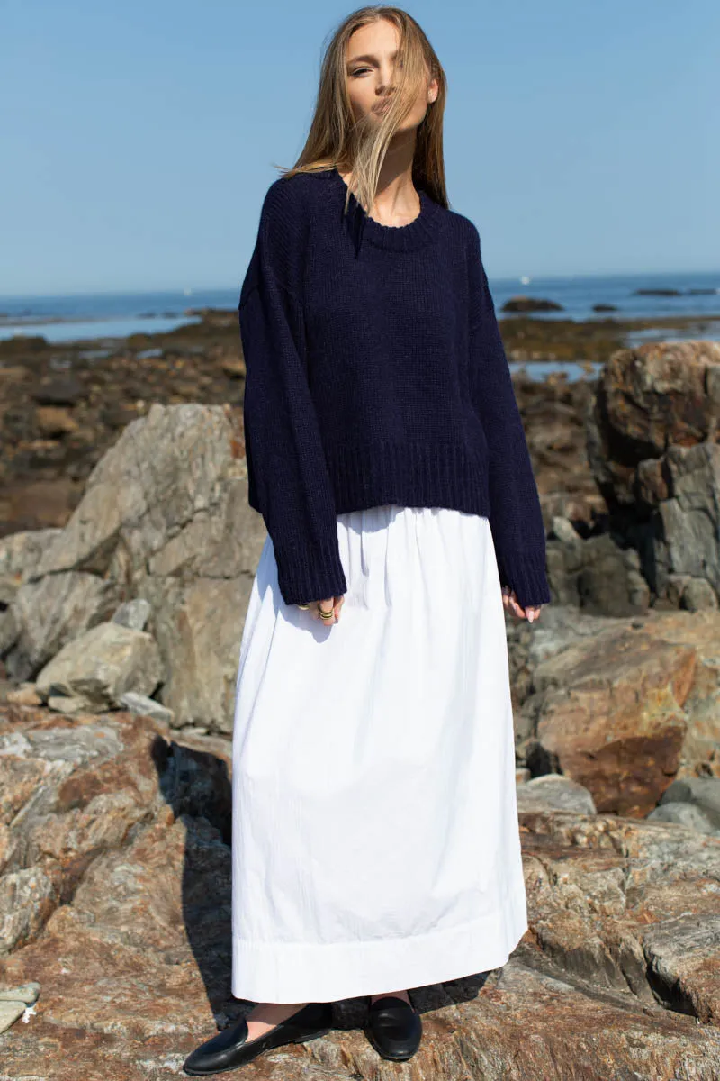 Cozy Cotton Sweater - Navy Organic sold by Emerson Fry