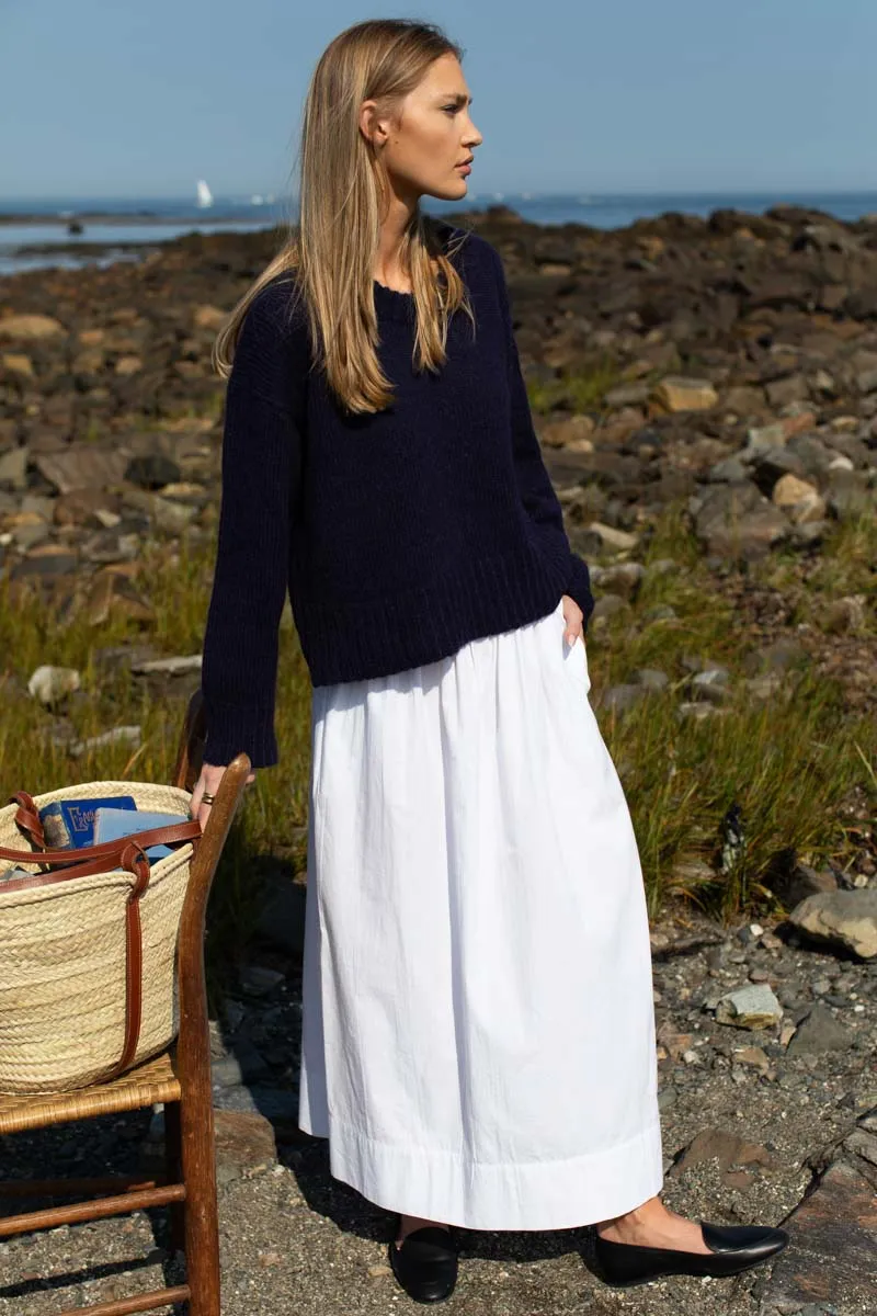 Cozy Cotton Sweater - Navy Organic sold by Emerson Fry product image thumbnail 3