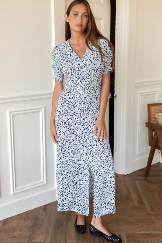 Lucyia Antique Dress - Vintage Orchids sold by Emerson Fry