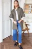 Layering Jacket - Army Green Linen sold by Emerson Fry
