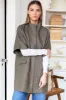 Layering Jacket - Army Green Linen sold by Emerson Fry