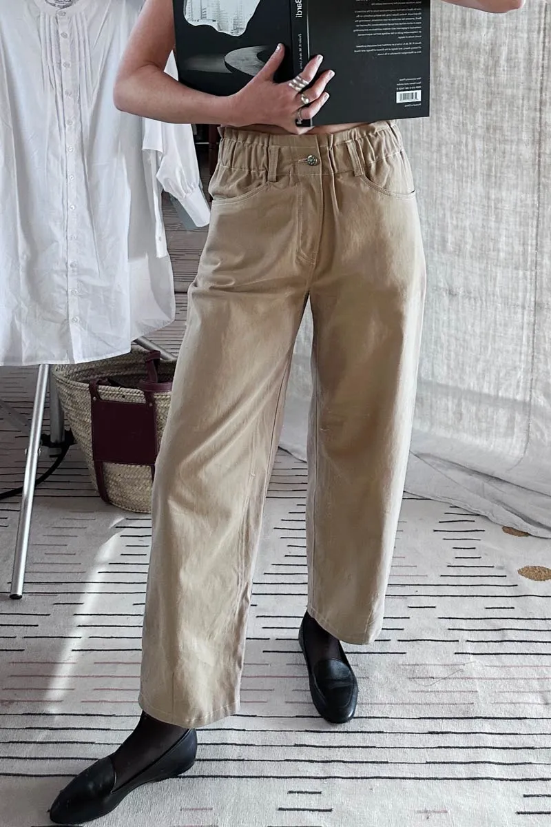 Studio Barrel Chino - Pale Khaki Organic sold by Emerson Fry product image thumbnail 2