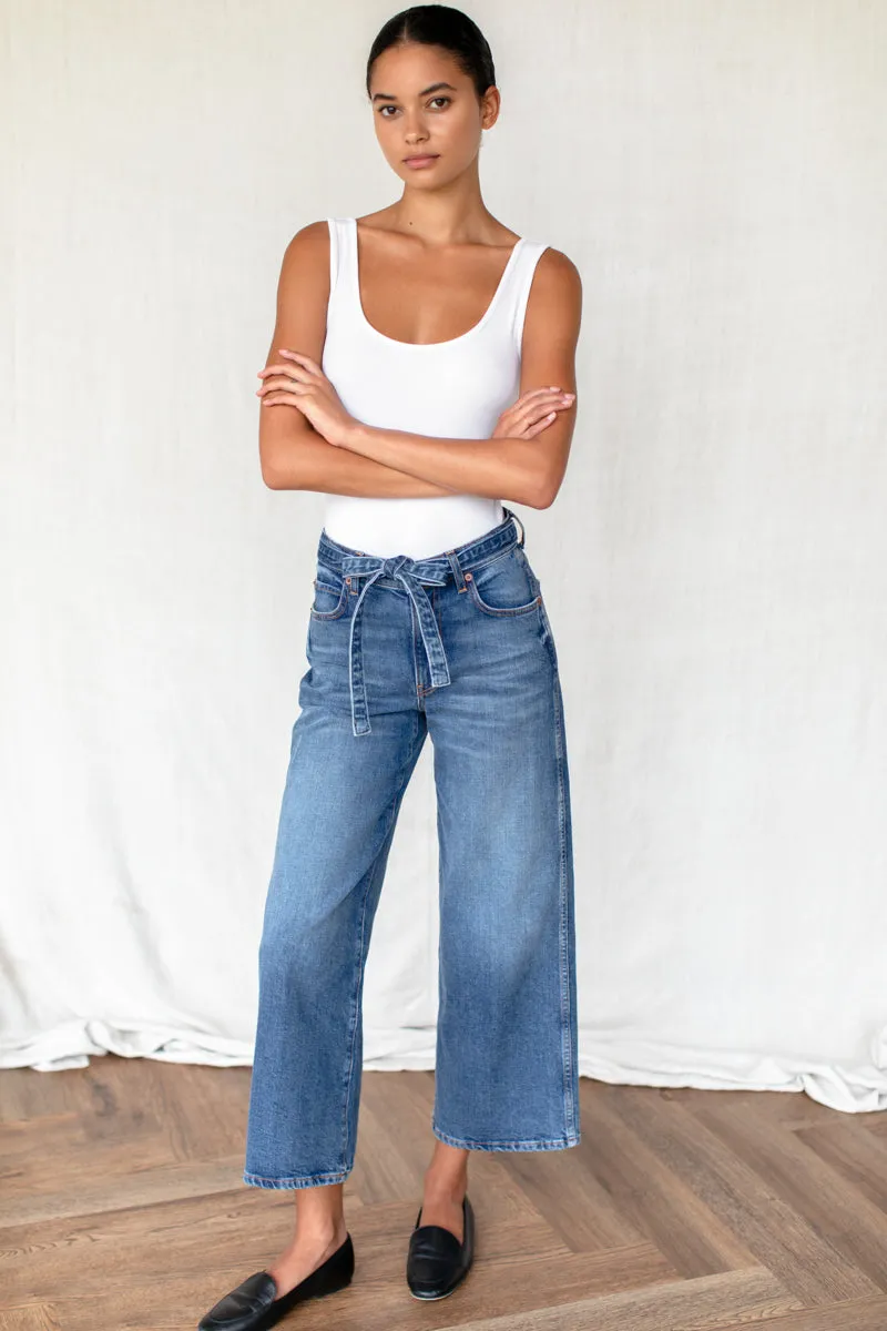 Thrifted Gem Ankle - Vintage Blue sold by Emerson Fry