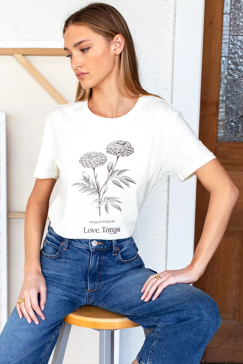 Marigold Etching T-shirt - Marigold Etching sold by Emerson Fry product image thumbnail 2