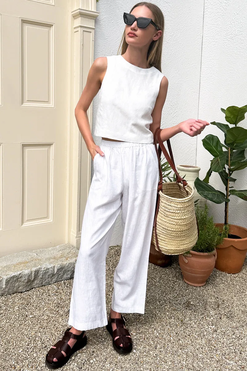 Studio Boxy Pant - Bright White sold by Emerson Fry product image thumbnail 4