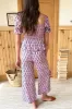Pull On Pant - Day Flowers Aurora Pink sold by Emerson Fry