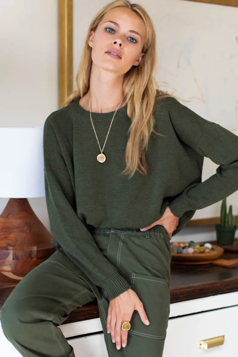 Carolyn Sweater - Army Organic sold by Emerson Fry product image thumbnail 2