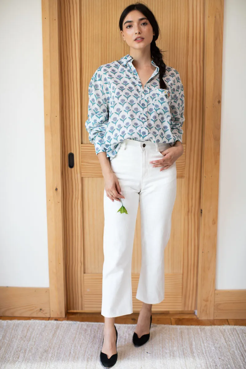 Ryan Shirt - Delphinium Blue Organic sold by Emerson Fry product image thumbnail 2