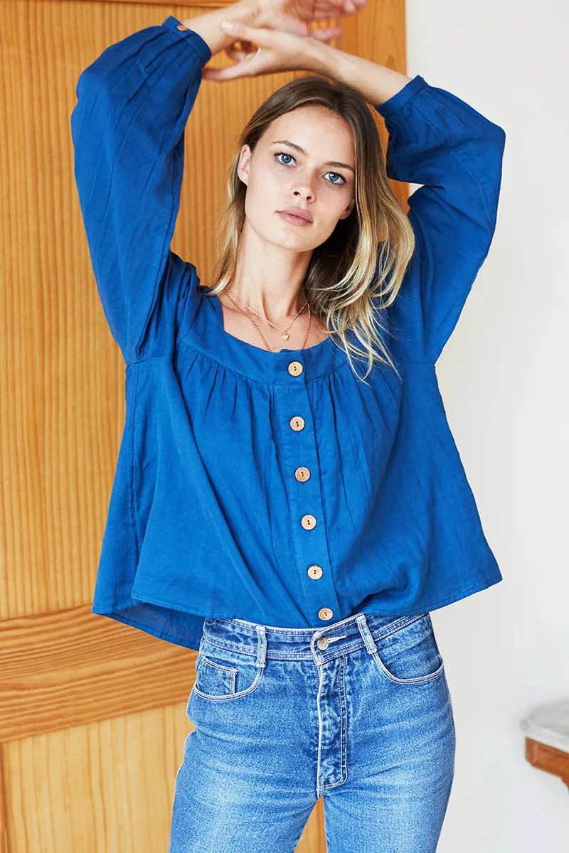 Laurent Blouse - Lapis Organic sold by Emerson Fry product image thumbnail 5