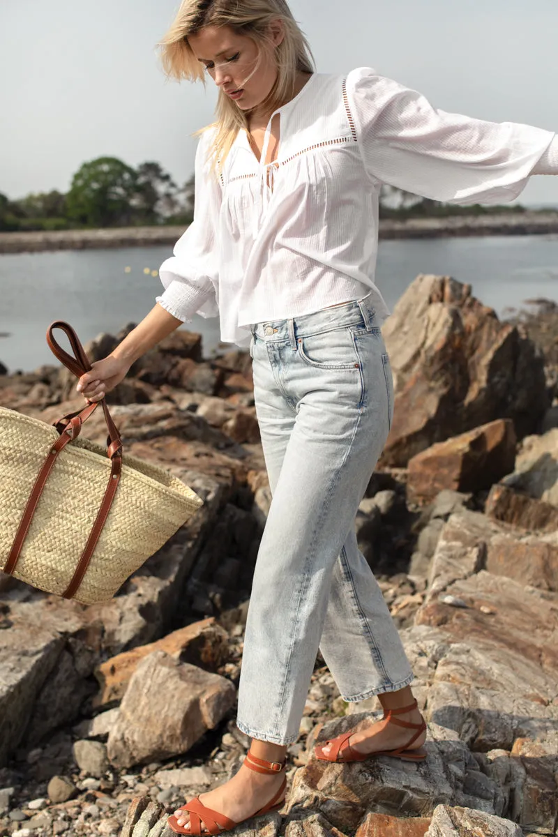 Isla Longsleeve Top 2 - White sold by Emerson Fry product image thumbnail 3