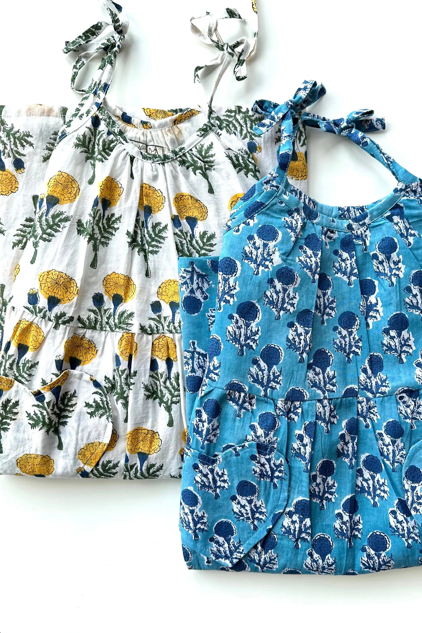 Little Fry Sunshine Dress - Big Marigolds White Organic sold by Emerson Fry product image thumbnail 5