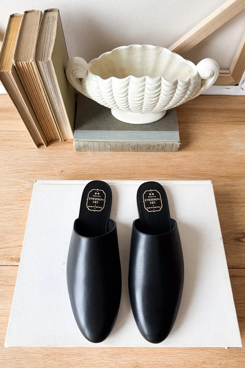 Emerson Slide 2 - Black Leather sold by Emerson Fry