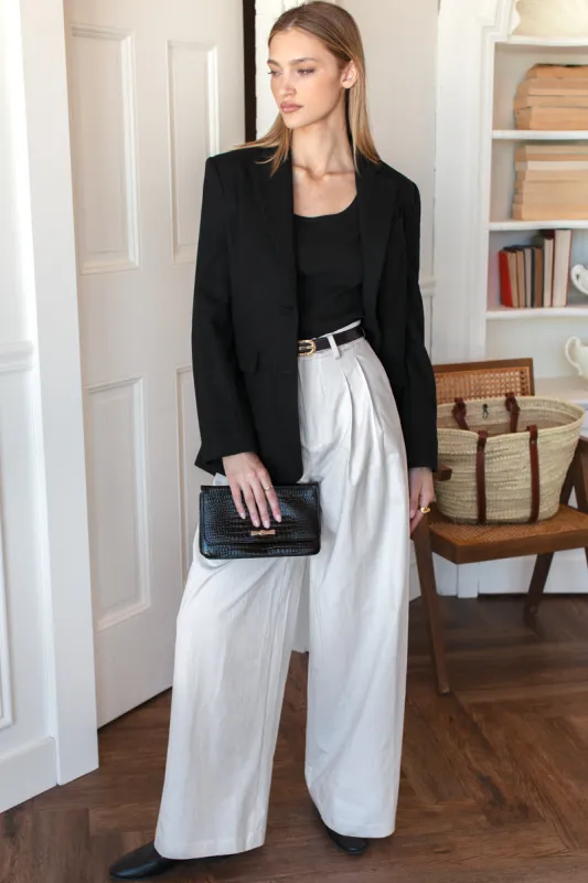 Atelier Pleated Pant 2 - White Swan sold by Emerson Fry