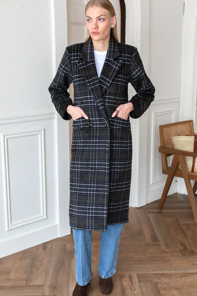 Bowery Coat - Lewis Plaid sold by Emerson Fry product image thumbnail 2