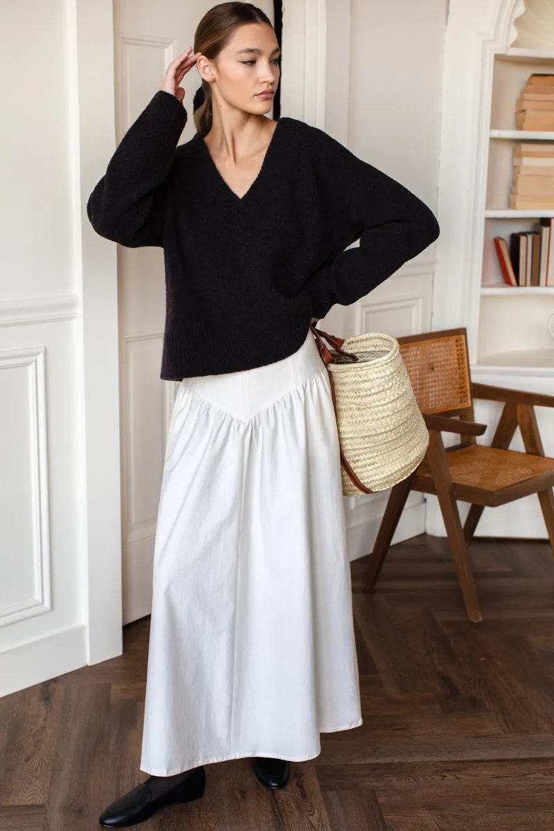 A Line Maxi Skirt - White Swan sold by Emerson Fry product image thumbnail 3