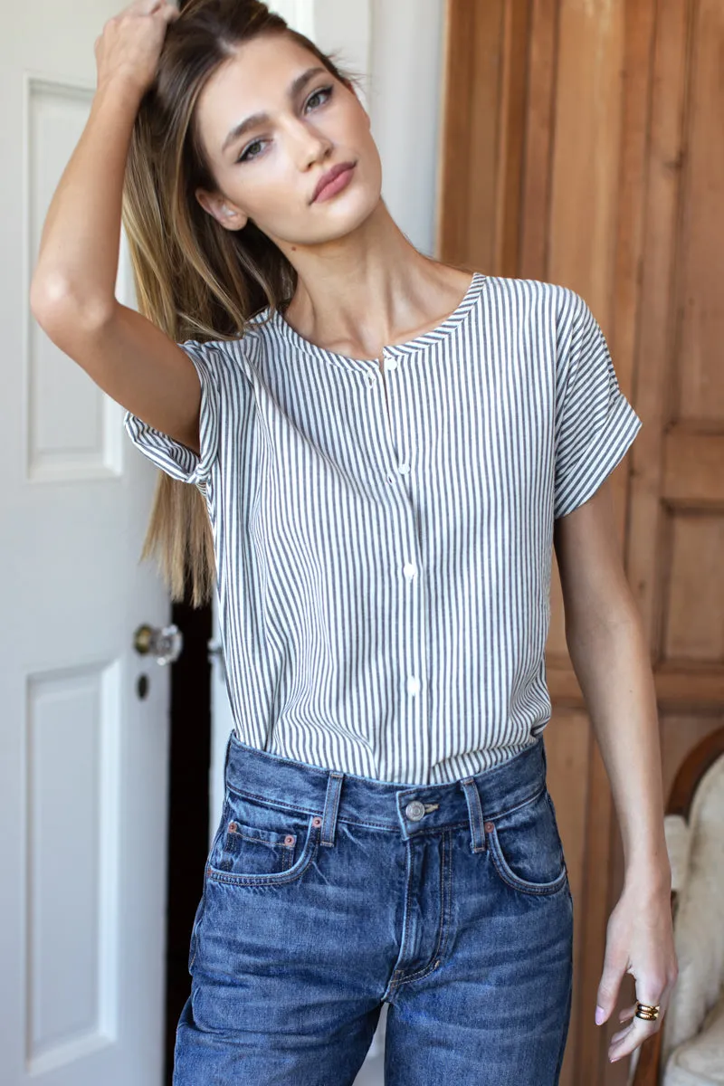 India Buttondown Shirt - Newburyport Stripe sold by Emerson Fry product image thumbnail 2