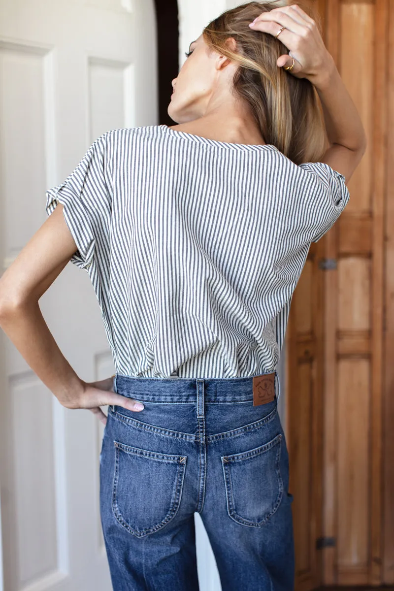 India Buttondown Shirt - Newburyport Stripe sold by Emerson Fry product image thumbnail 4