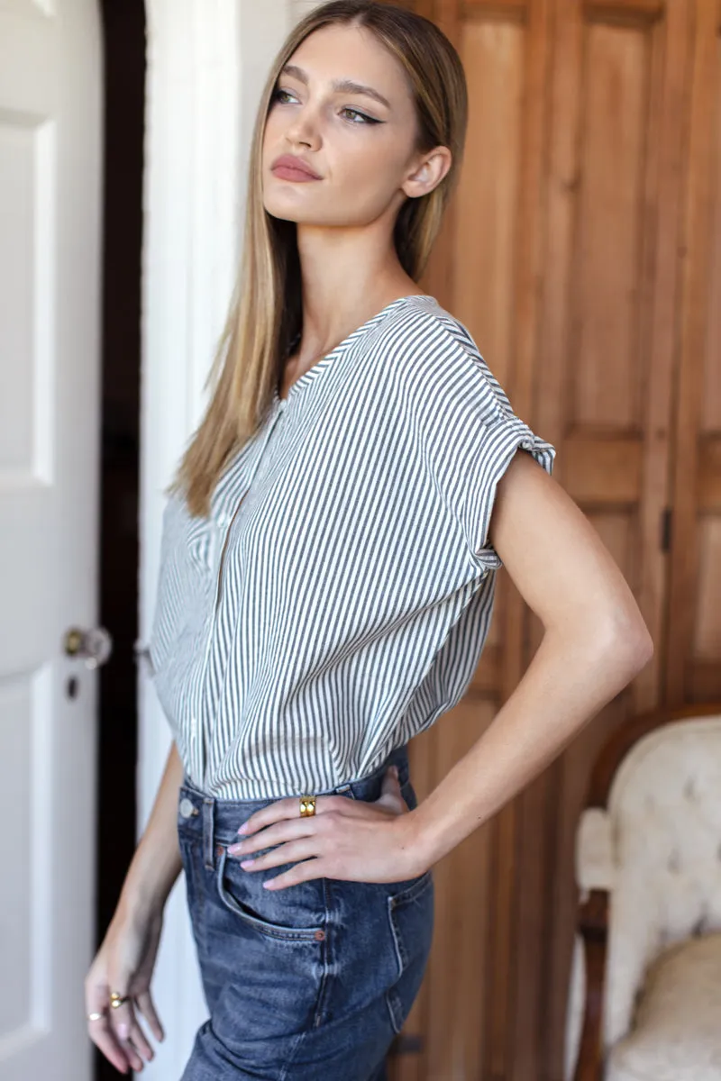 India Buttondown Shirt - Newburyport Stripe sold by Emerson Fry product image thumbnail 3