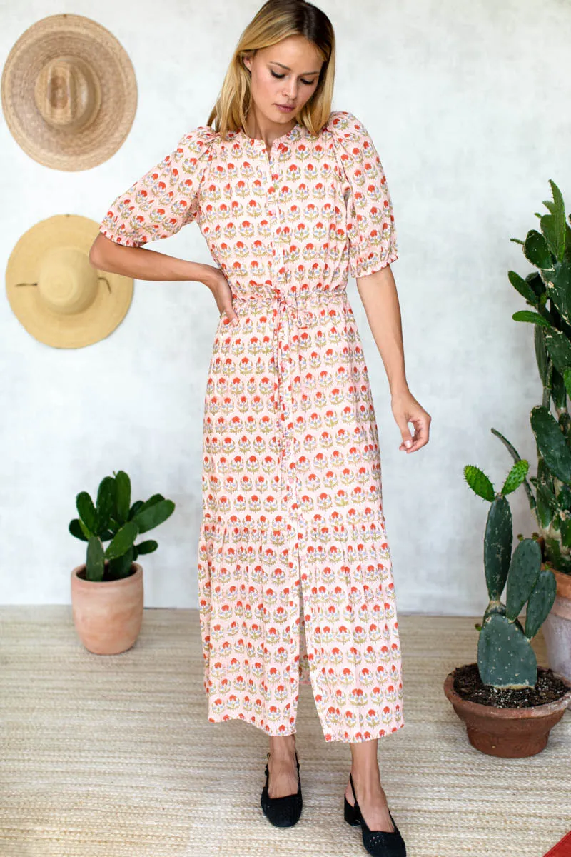 Lucy Dress - Friday Flowers Pink Organic sold by Emerson Fry product image thumbnail 2
