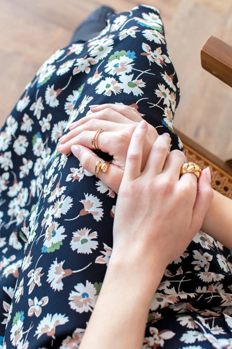 Amy Bias Sundress - Vita Flowers Noir sold by Emerson Fry product image thumbnail 5