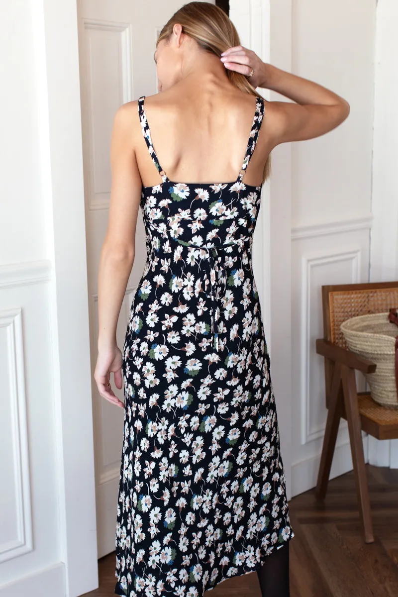 Amy Bias Sundress - Vita Flowers Noir sold by Emerson Fry product image thumbnail 3