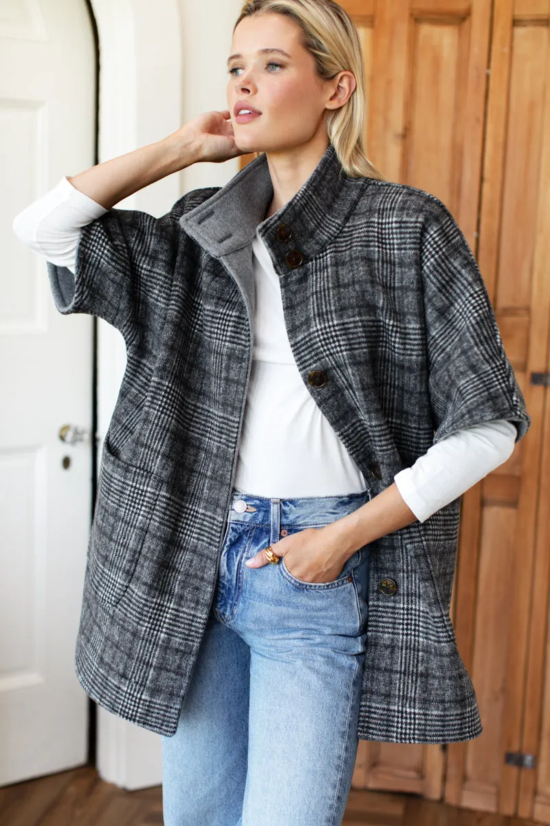Reversible Topper - Arlo Plaid sold by Emerson Fry