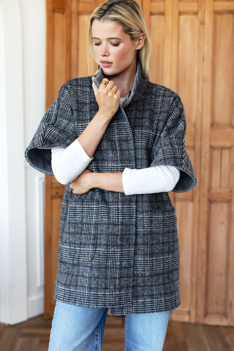 Reversible Topper - Arlo Plaid sold by Emerson Fry product image thumbnail 3