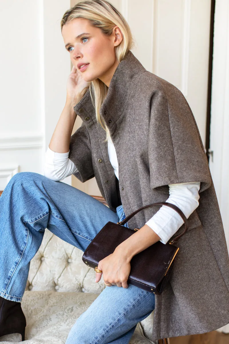Layering Jacket - Dark Truffle Wool sold by Emerson Fry product image thumbnail 2