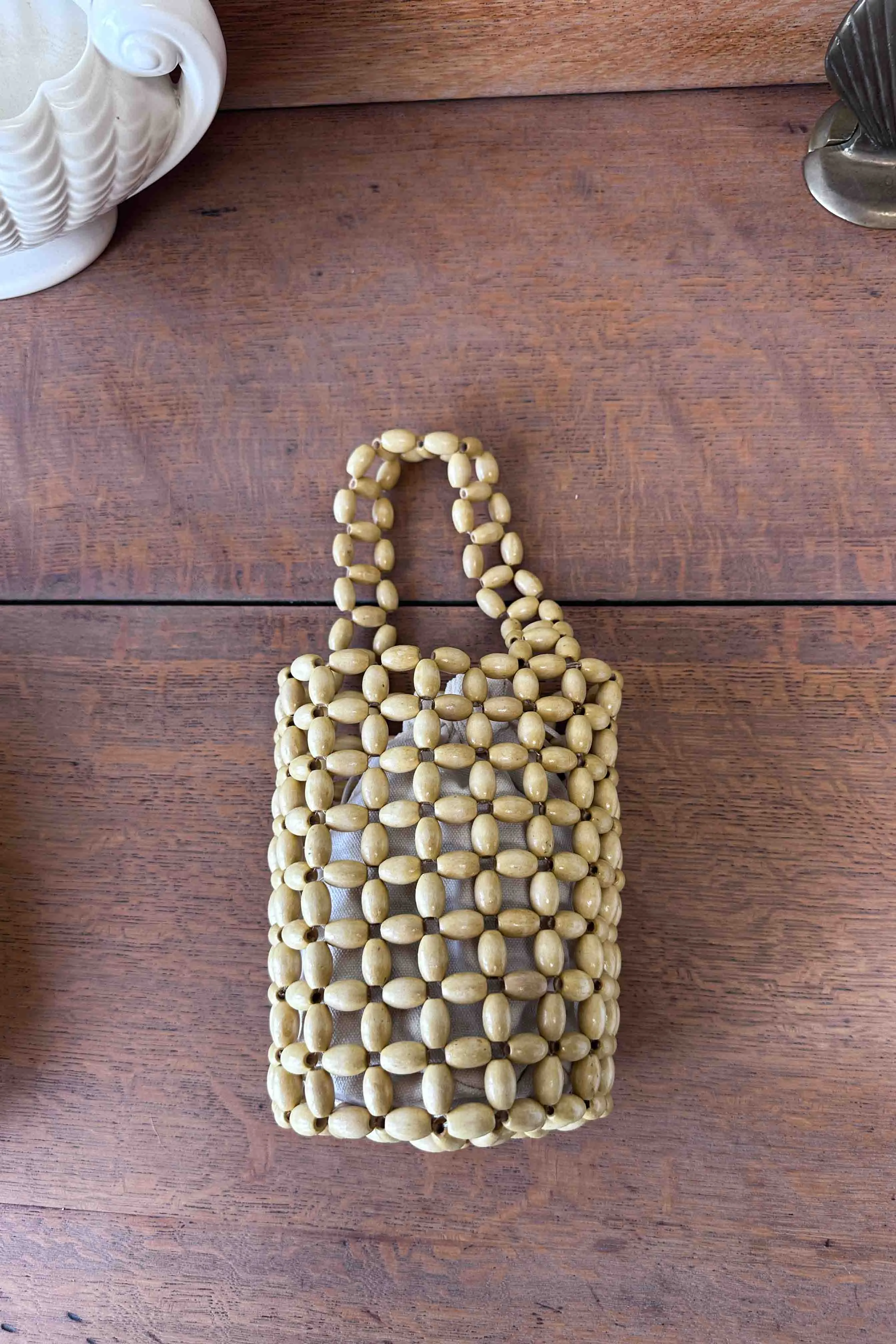 Wood Bead Bag - Honey sold by Emerson Fry product image thumbnail 2