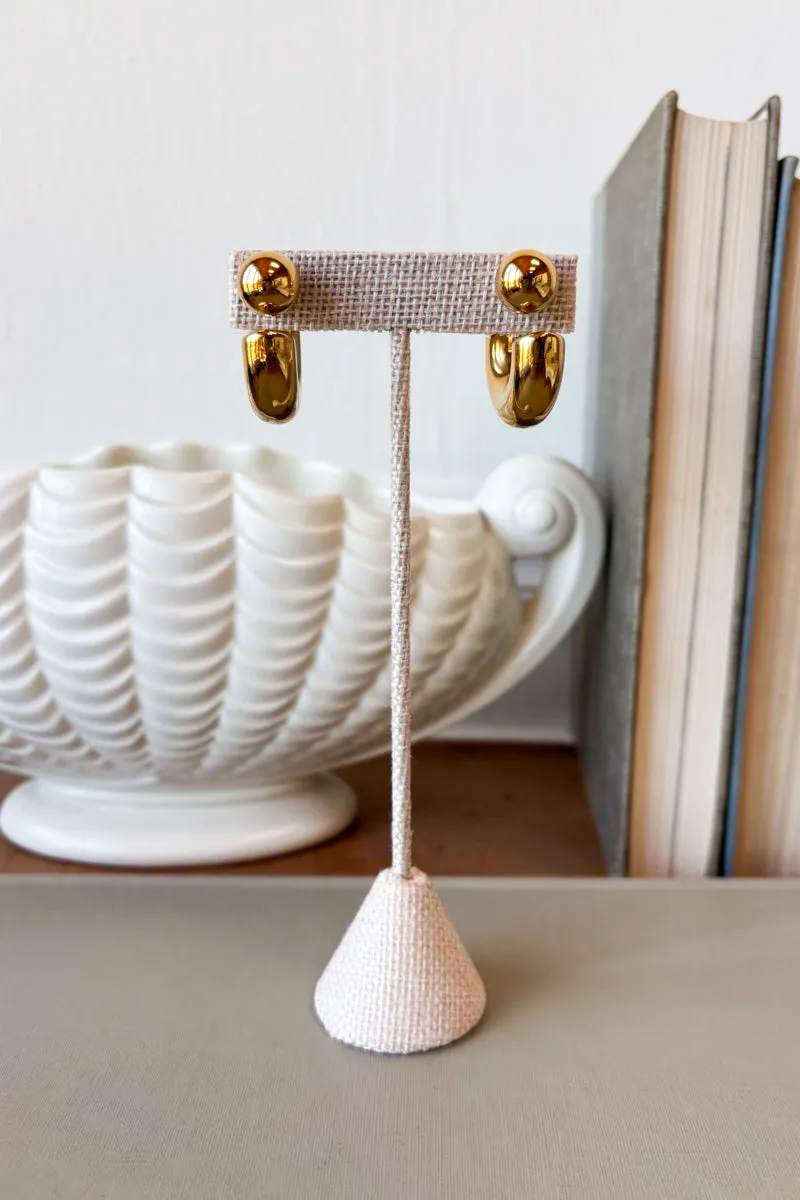 Puffy Hoop Earrings sold by Emerson Fry product image thumbnail 3