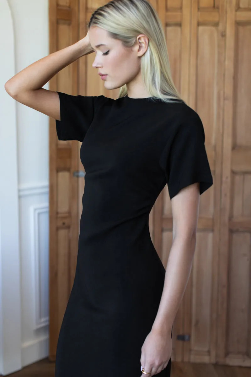 Dolman Ruched Dress - Black Swan sold by Emerson Fry product image thumbnail 2