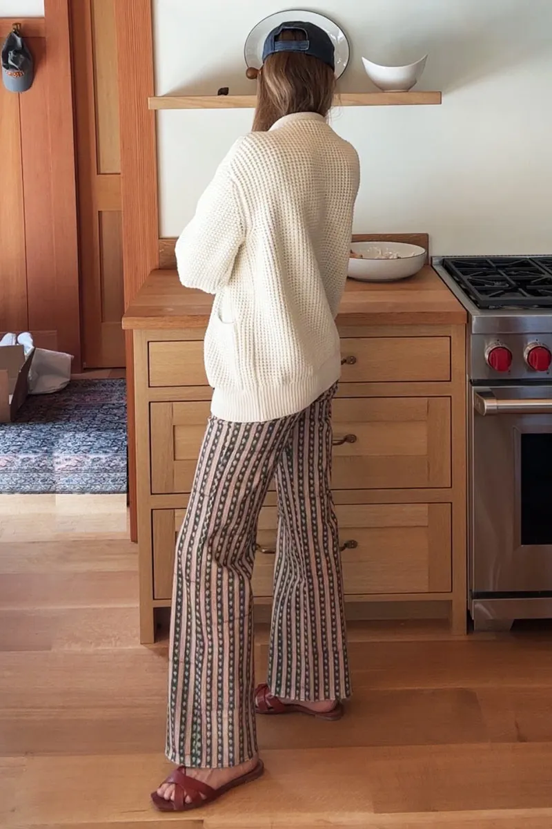 Everyday Pant - Vintage Floral Stripe Pine sold by Emerson Fry product image thumbnail 3