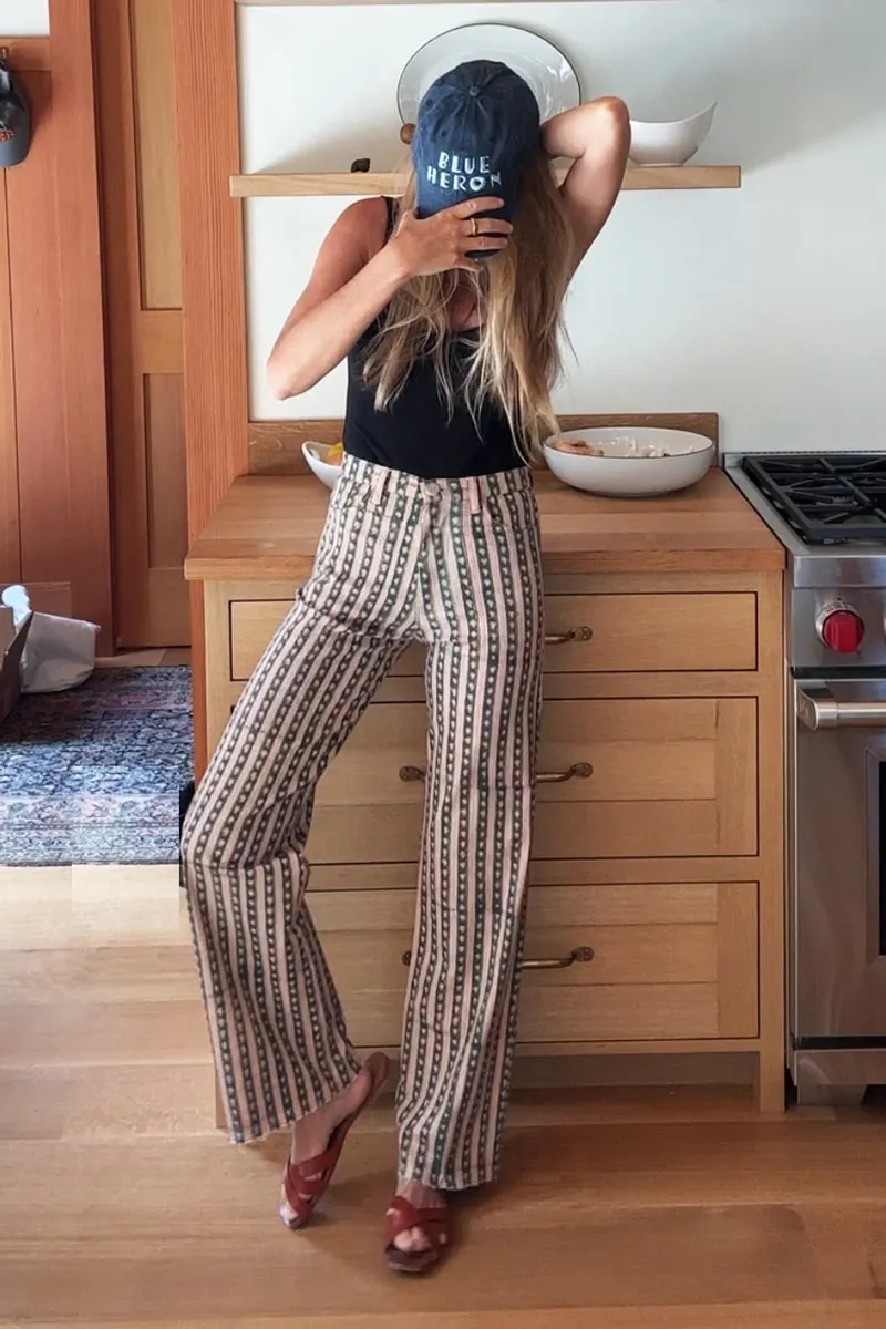 Everyday Pant - Vintage Floral Stripe Pine sold by Emerson Fry product image thumbnail 2