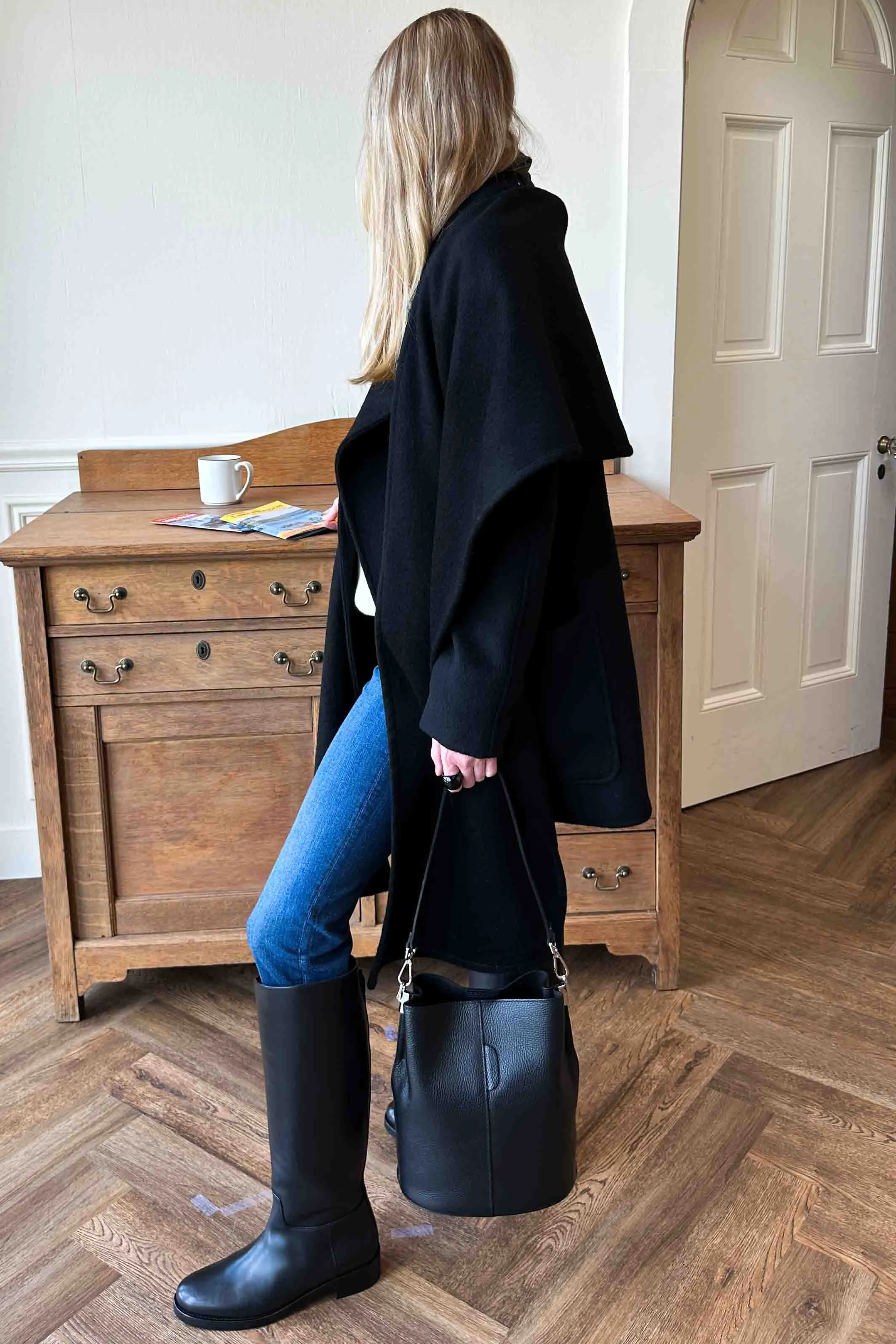 Italian Bucket Bag - Black sold by Emerson Fry product image thumbnail 3