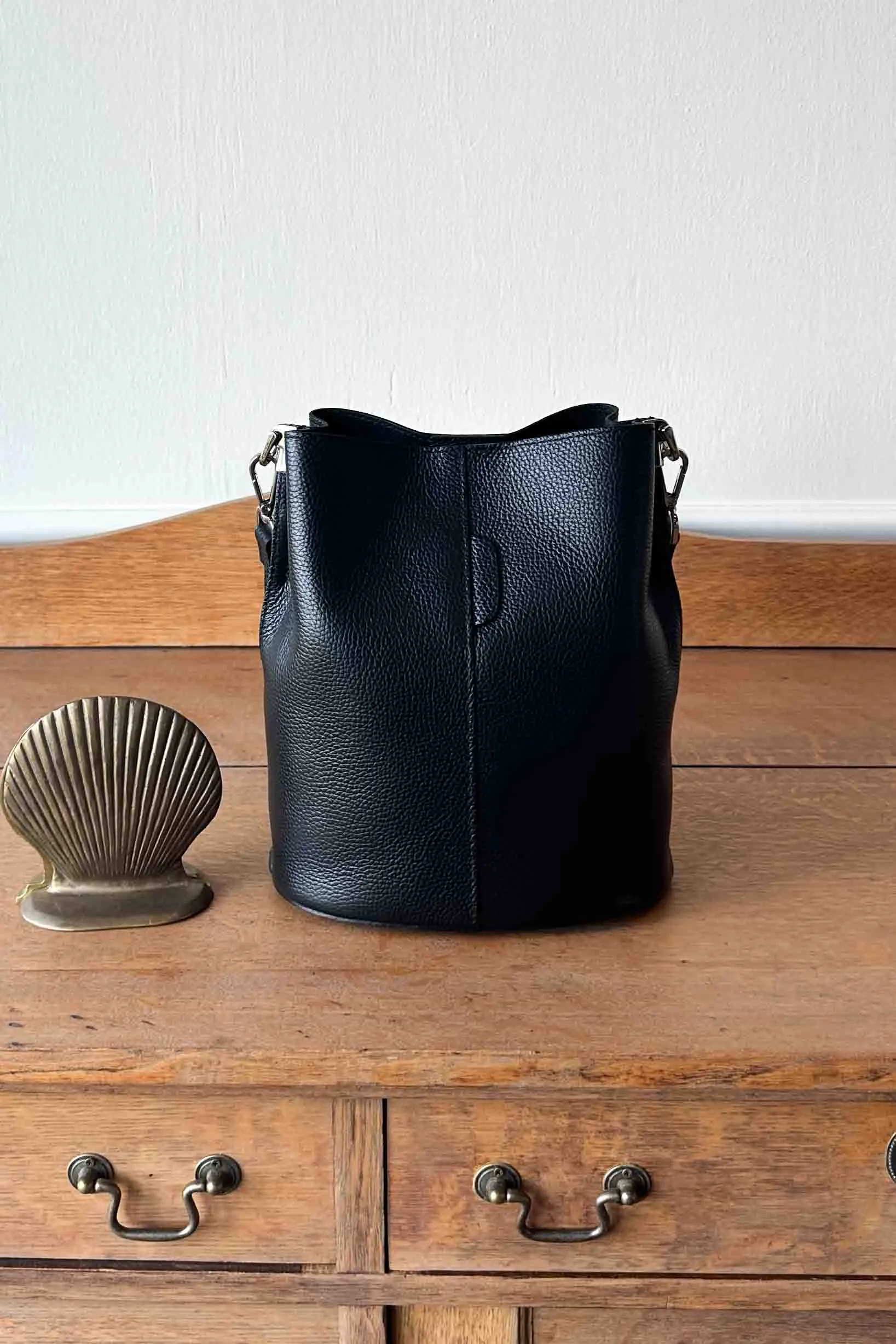 Italian Bucket Bag - Black sold by Emerson Fry