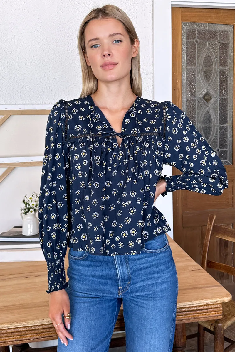 Isla Longsleeve Top 2 - Maritime Daisy Organic sold by Emerson Fry product image thumbnail 4