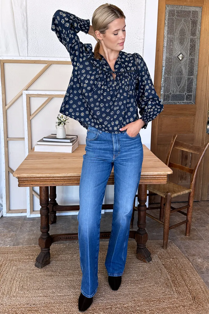 Isla Longsleeve Top 2 - Maritime Daisy Organic sold by Emerson Fry product image thumbnail 5
