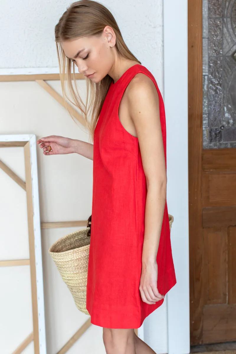 Marcelle Shift Dress - Grenadine Linen sold by Emerson Fry product image thumbnail 4