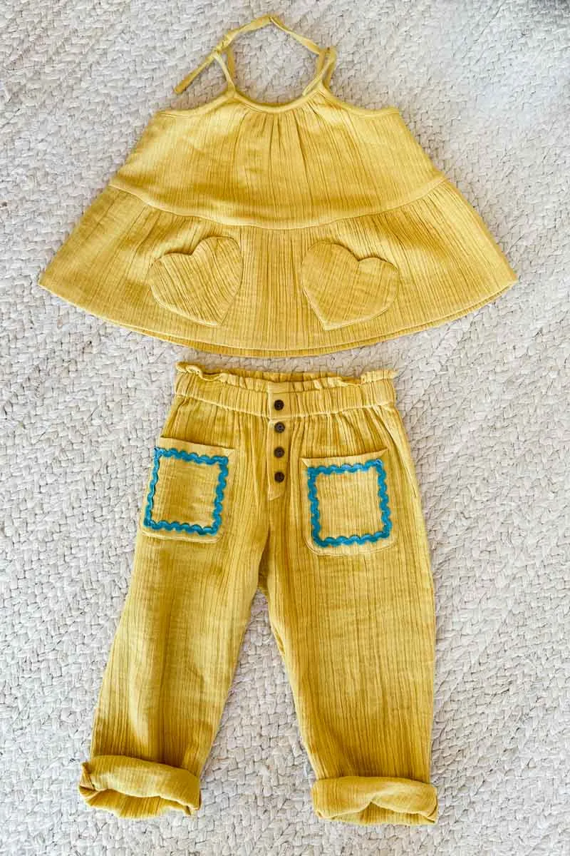 Little Fry Sunshine Top - Marigold Organic sold by Emerson Fry product image thumbnail 3