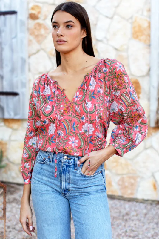Lucy Blouse - Chelsey Floral Organic sold by Emerson Fry