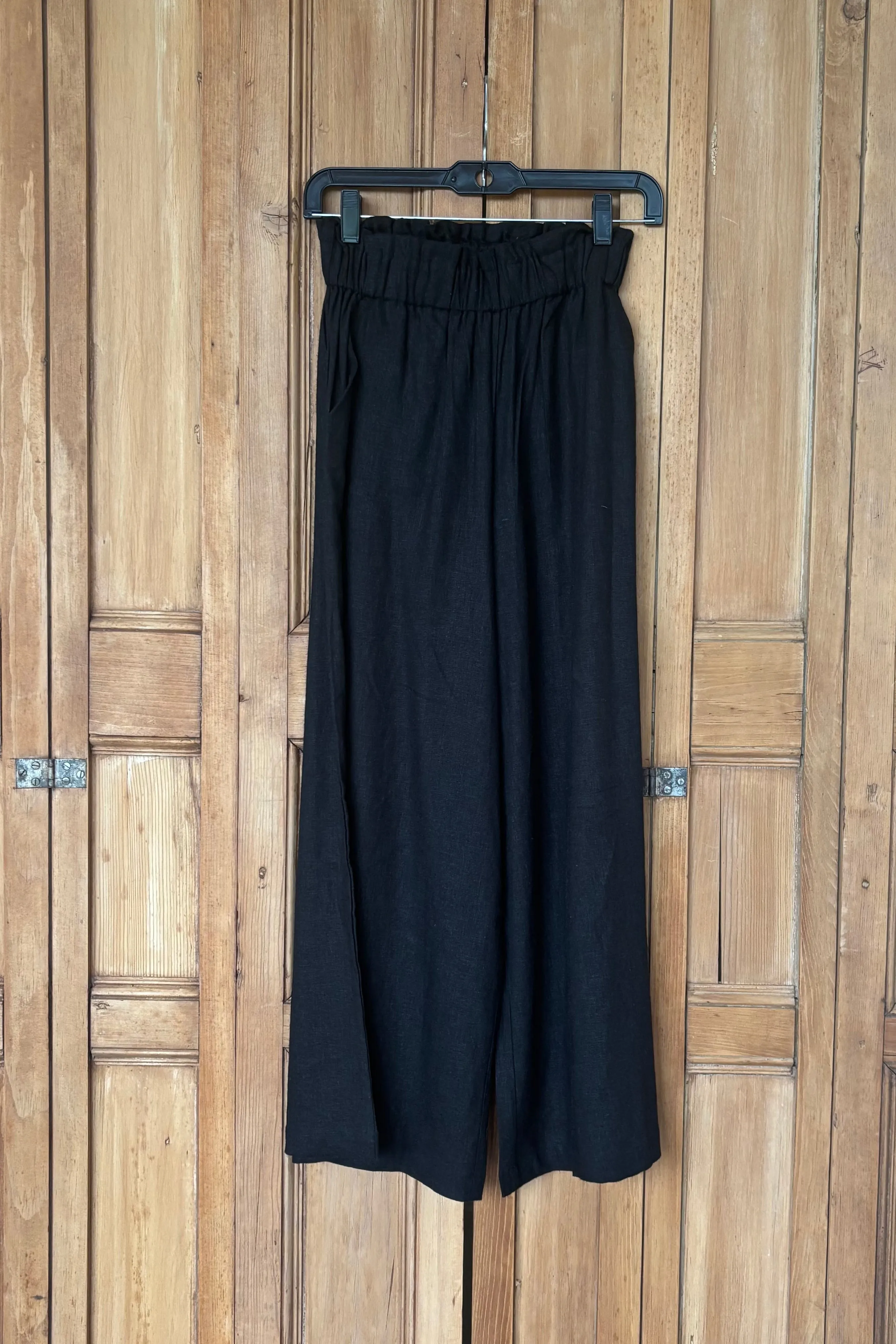 Pull On Pocket Pant - Jet Black Linen sold by Emerson Fry product image thumbnail 3