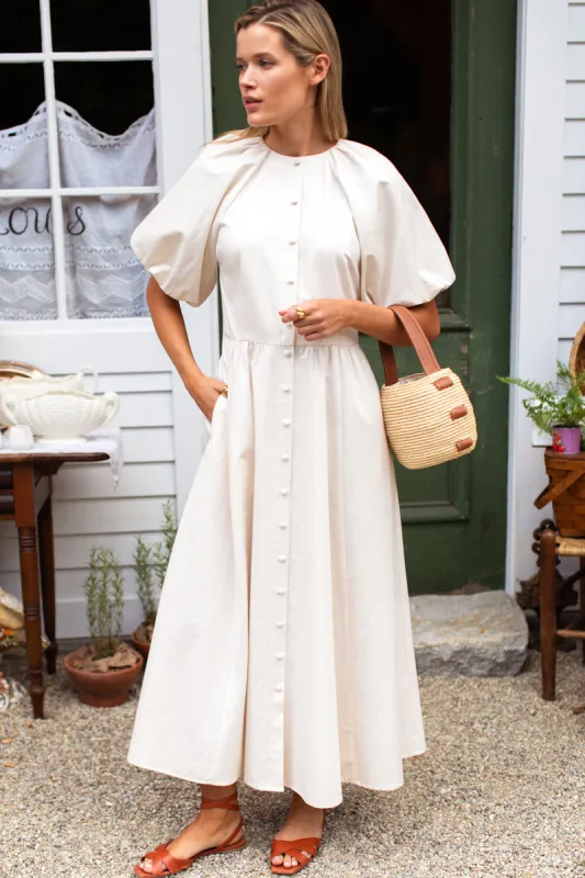 Bastille Dress - White Swan made by Emerson Fry