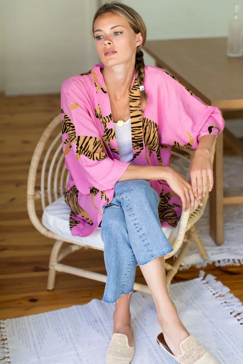 Fete Layering Top - Tigers Aurora Pink sold by Emerson Fry product image thumbnail 4