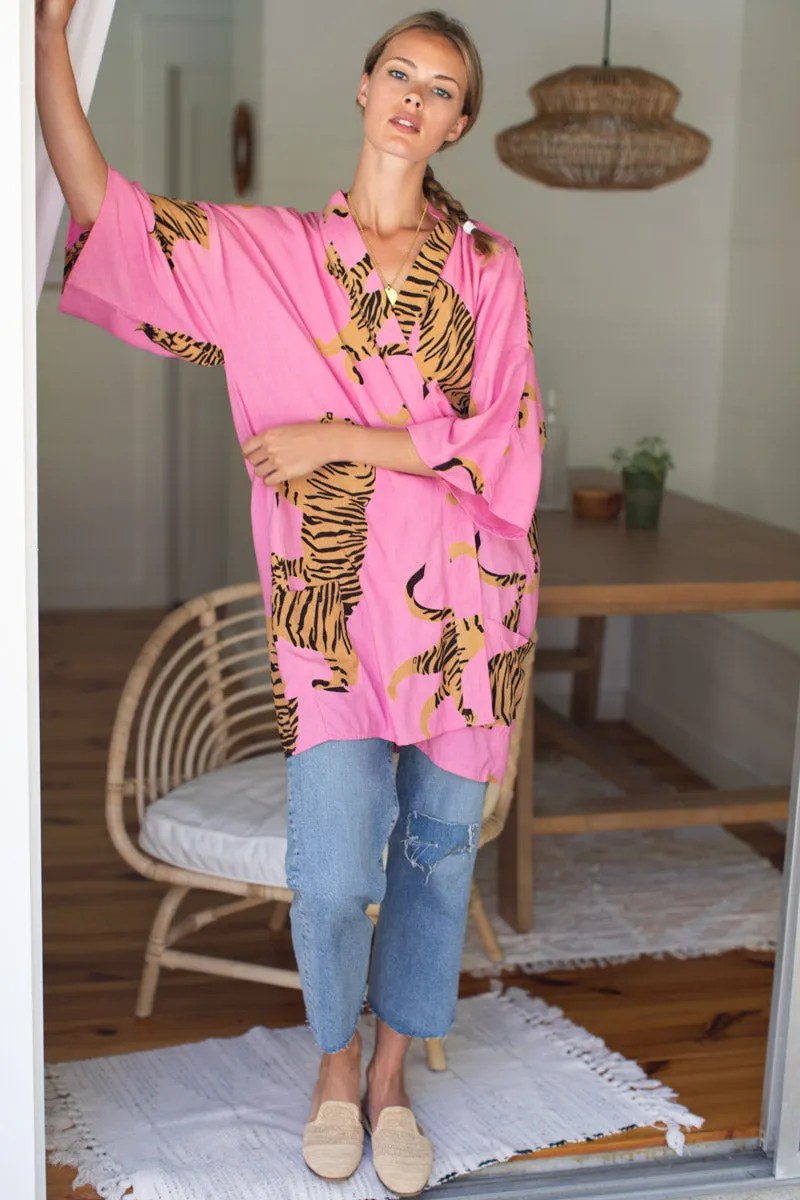 Fete Layering Top - Tigers Aurora Pink sold by Emerson Fry product image thumbnail 3