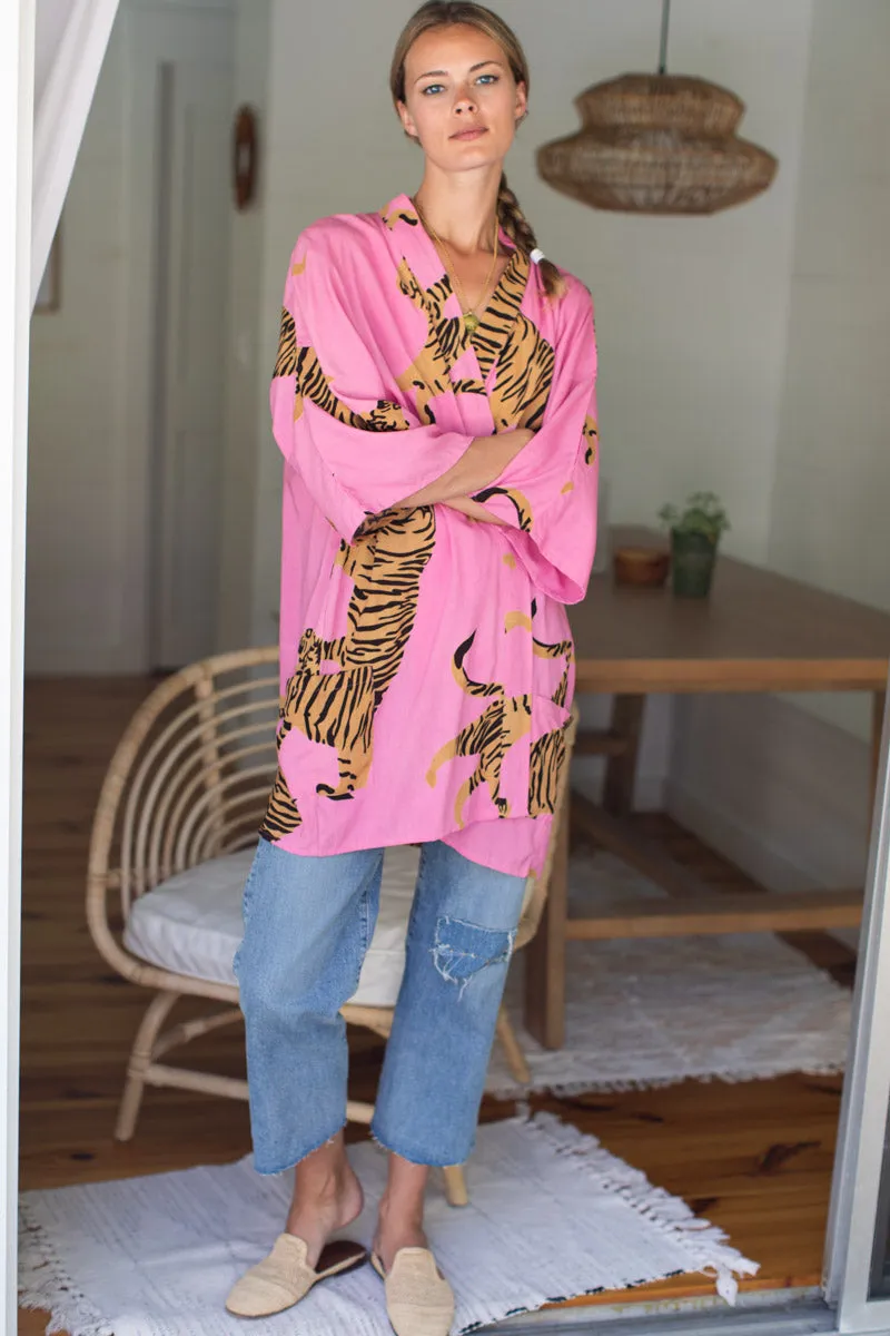 Fete Layering Top - Tigers Aurora Pink sold by Emerson Fry product image thumbnail 2